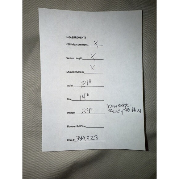 Lands End Men’s khaki Raw Hem Sz 42X29 - Picture 12 of 12